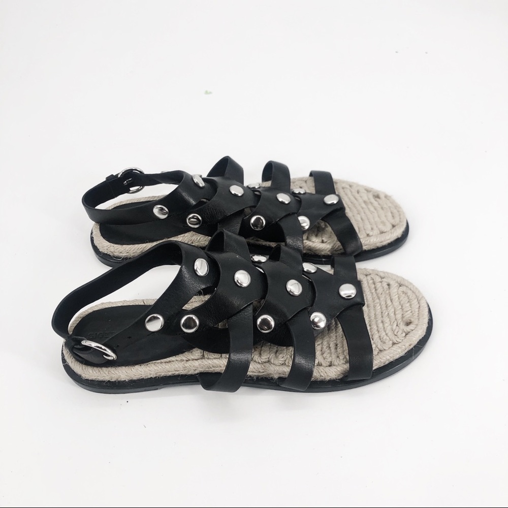 Sigerson Morrison Jessa Espadrille Sandals Studs 8 - Picture 5 of 7